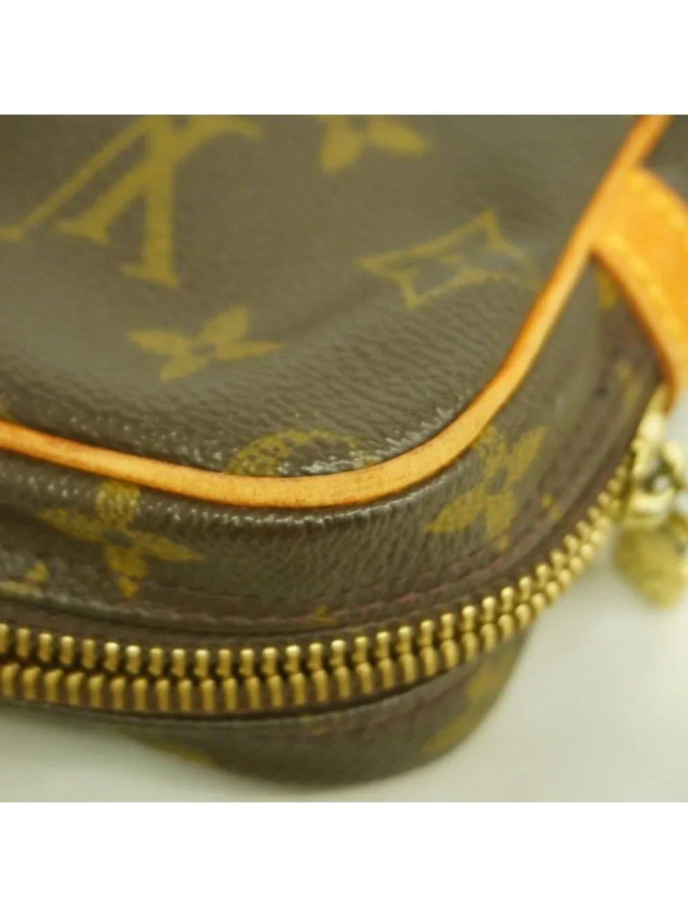 Louis Vuitton Clutch Monogram Marly Dragonne GM Brown